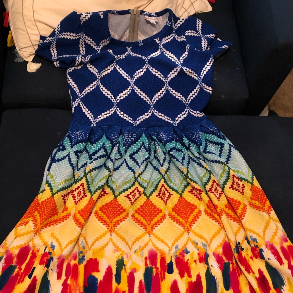Lularoe Amelia XL Artist Palette NWT